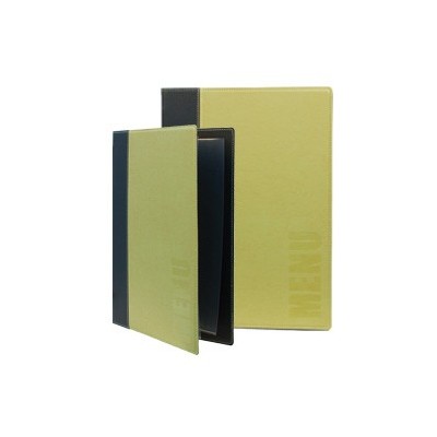 PORTA MENU A5-18x25cm VERDE TRENDY con 1 INSERTO DOPPIO