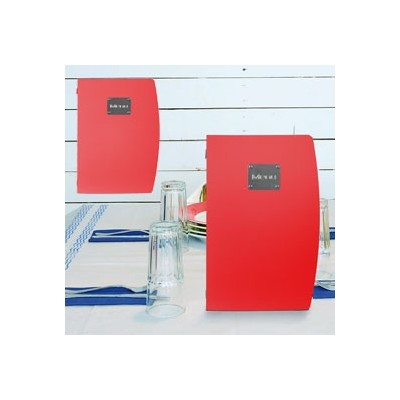 PORTA MENU A4-24x34cm ROSSO RIO con 1 INSERTO DOPPIO