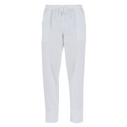 PANT.PITAGORA BIANCO 100%COTONE TG.L