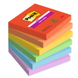 BL.6 POST-IT 654         PLAYFUL 76X76 COLORI ASS