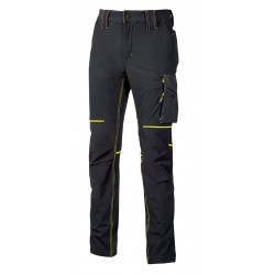 PANTALONI TESSUTO U-4    ASPHALT GREY TG.XXL