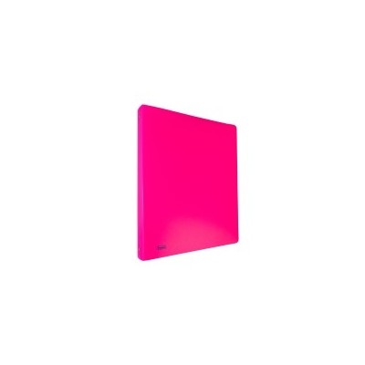COPERTINA PPL 4 ANELLI NEON 22X30 FUCSIA