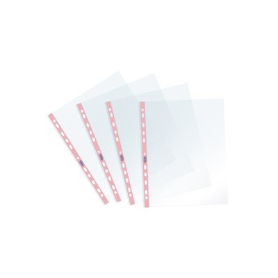 25 Buste forate c/ banda rosa Pstel 22X30cm Favorit