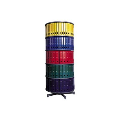 ARCHIVIATORE GIREVOLE 5 PIANI H 205CM