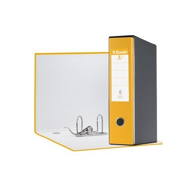 REGISTRATORE EUROFILE G55 GIALLO DORSO 8CM F.TO PROTOCOLLO
