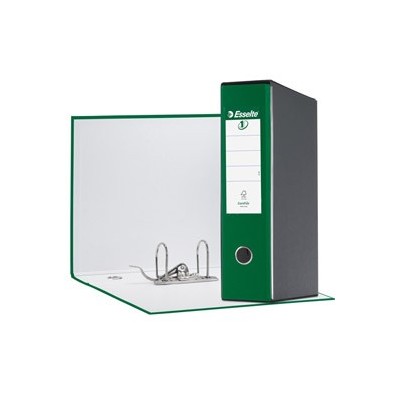 REGISTRATORE EUROFILE G55 VERDE DORSO 8CM F.TO PROTOCOLLO