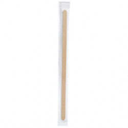 1000 Palettine caffE in legno imbustati singolarmente 11cm Signor Bio