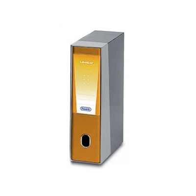 REGISTRATORE UNICO 06/5018 ARANCIO D.8 C/CUST.F.TO PROTOCOLLO