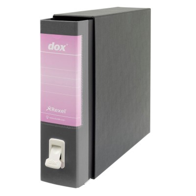 REGISTRATORE GRIGIO Rexel dox 2 SAN FRANCISCO DORSO 8 F.TO PROTOCOLLO