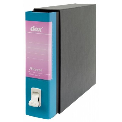 REGISTRATORE AZZURRO Rexel dox 2 SAN FRANCISCO DORSO 8 F.TO PROTOCOLLO