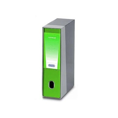 REGISTRATORE UNICO 06/5018 VERDE METAL D.8 C/CUST.F.TO PROTOCOLLO
