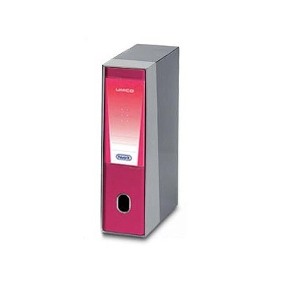 REGISTRATORE UNICO 06/5018 BORDEAUX METAL D.8 C/CUST.F.TO PROTOCOLLO