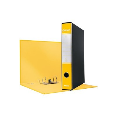 REGISTRATORE OXFORD G84 GIALLO DORSO 5CM F.TO PROTOCOLLO
