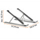 Supporto alza notebook FOLD fino a 15 Durable
