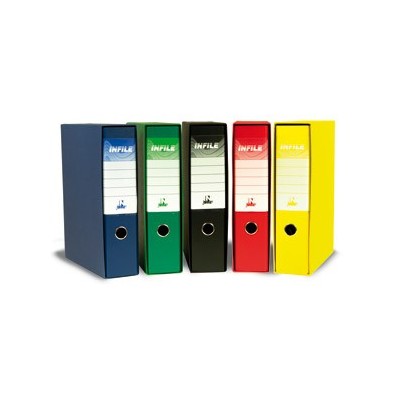 41090 REGISTRATORE INFILE PLASTICA PROT. D.5 NERO