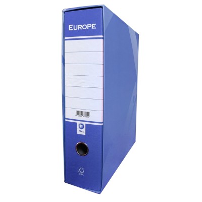 REGISTRATORE "EUROPE"     PROT. DORSO 8 BLU