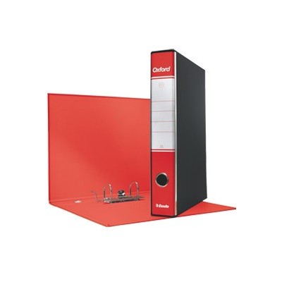 REGISTRATORE OXFORD G82 ROSSO DORSO 5CM F.TO COMMERCIALE
