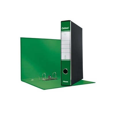 REGISTRATORE OXFORD G82 VERDE DORSO 5CM F.TO COMMERCIALE
