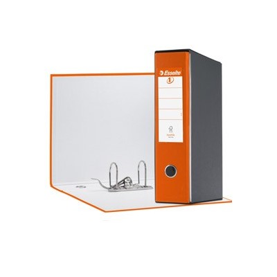 REGISTRATORE EUROFILE G53 ARANCIO DORSO 8CM F.TO COMMERCIALE