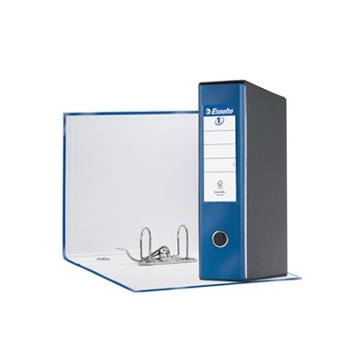 REGISTRATORE EUROFILE G53 BLU METALLIZZATO DORSO 8CM F.TO COMMERCIALE