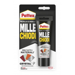 ADESIVO PATTEX MILLE CHIODI CRYSTAL 90GR