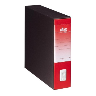 REGISTRATORE ROSSO Rexel dox 10 DORSO 8