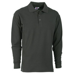 POLO M/L PREMIUM NERA    TG.2XL 100% COTONE