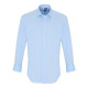 CAMICIA MANICA LUNGA     COT/ELA TG.L PALE BLUE