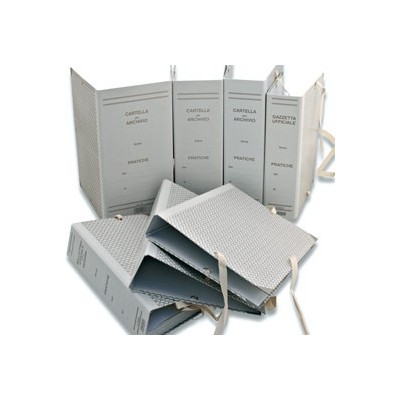 FALDONE con LEGACCI RIVETTATI 35X25cm dorso 5cm