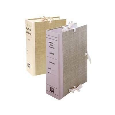 40124CARTELLE ARCHIVIO 6 LACCI DORSO 10CM