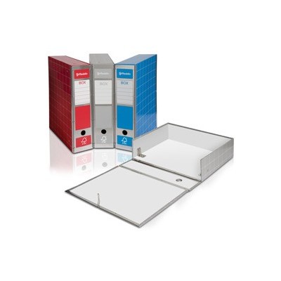 SCATOLA ARCHIVIO BOX4 ROSSO 37,5X29,5X9CM