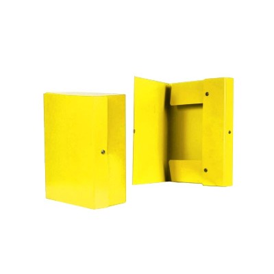 47004 SCATOLA PROGETTI   25X35 GIALLA DORSO 2