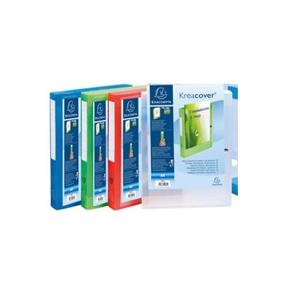 CARTELLE ARCHIVIO PERSONALIZ. IN PP 24x32X4CM COLORI ASS. KREACOVER