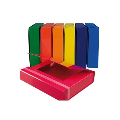 CARTELLA PROGETTO DORSO 3CM C/ELASTICO GIALLO STARLINE