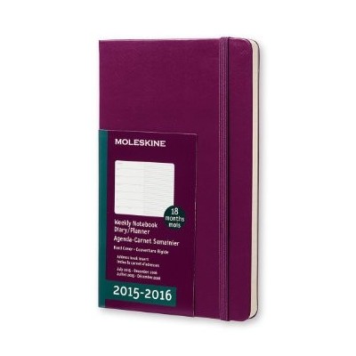 AGENDA 18 MESI MOLESKINE SETTIMANALE C.RIG.VIOLA L