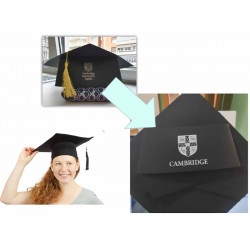 MORTARBOARD CAPPELLO     PER GRADUATION NERO