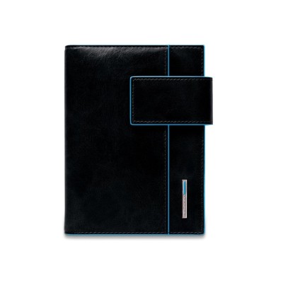 ORGANIZER MEDIO IN PELLE NERA