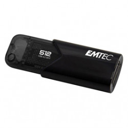 Emtec Memoria USB B110 USB3.2 Clickeasy 512GB nera