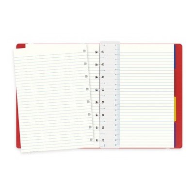 AGENDA NOTEBOOK CLASSIC  A5 A RIGHE ROSSA FILOFAX