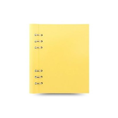 CLIPBOOK PASTELS PERSONAL NOTEEBOOK A5 LEMON