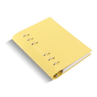 CLIPBOOK CLASSIC PASTELS PERSONAL LEMON FILOFAX