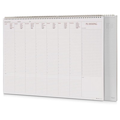 PLANNING PERPETUO 50X35 SPIRALE POLIPROP TRASP