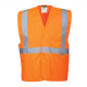 GILET ALTA VISIBILITA    ARANCIO TG L-XL (NO TRAF)