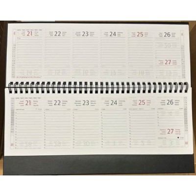 PLANNING SETTIMANALE     29,8X10,5 cm SPIRAPLAST