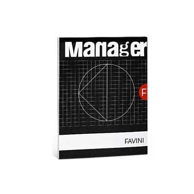 BLOCCO MANAGER 210x297cm 10mm 90FG 82GR FAVINI