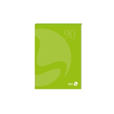 BLOCCO NOTES COLLATO lato corto A4 90gr 80fg 10mm copertina 250gr BM