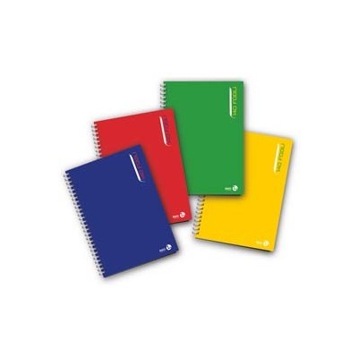 BLOCCO NOTES SPIRALATO L/Lungo 22,3x29,7mm 80gr 4mm 140fg BM - Conf da 12 pz.