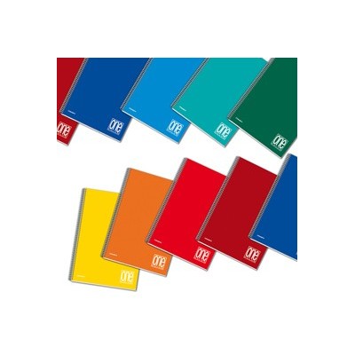 Blocco spiralato A4 4x4 5mm 80gr 120fg One Color Blasetti - Conf da 3 pz.