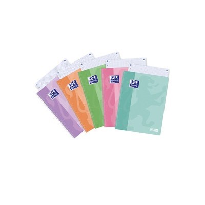 Maxiquad. Spiralato A4+ 4mm120fg 90g colori ass. PstelOn OXFORD - Conf da 5 pz.