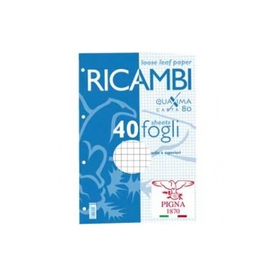 RICAMBI RINFORZATI RIGATURA Q A4 FG.40